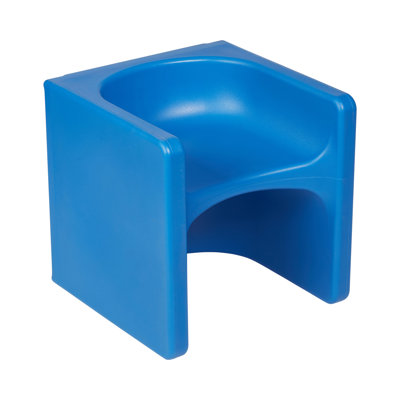 ECR4Kids Tri-Me 3-In-1 Cube Chair, Kids Furniture -  ELR-14430-BL