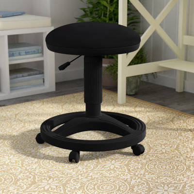 Gutierres Adjustable Height Lab Stool with Footrest