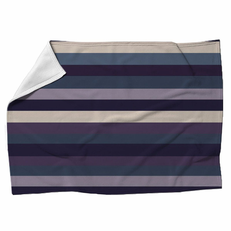 Machine Printed Throw Blanket, 51" W x 60" L