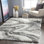 Tapis gris tissé à la machine Dittman