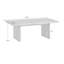 Table basse d'extérieur en bois d'eucalyptus brossé naturel Ladarius