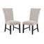 Magnifique table de salle à manger en marbre véritable 6x chaises d'appoint en tissu bouclé gris