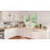 Rectangular Fireclay 32" L x 19" W Fireclay Undermount Kitchen Sink with Basket Strainer and Sink Grid