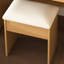 Table de coiffeuse avec miroir à DEL, prise de courant et support pour sèche-cheveux - conception d'espace pour les petites chambres, 2 tiroirs de rangement, éclairage réglable moderne à 3 niveaux, douille, tabouret de chambre compacte, Smart