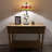Tiffany Table Lamp Stained Glass Red Tulips Iron Included LED Bulb 12"W*12"D*22"H