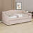 Upholstered Daybed With Light And Trundle-1162865311