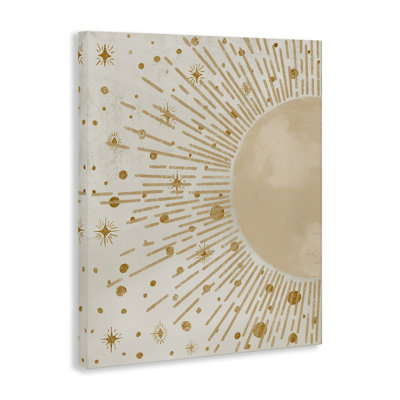 «Starry Sun Rays», art mural sur toile par Elizabeth Medley
