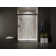 Levity 47.63" x 74" Double Sliding Shower Door with Blade Handles with CleanCoat® Technology
