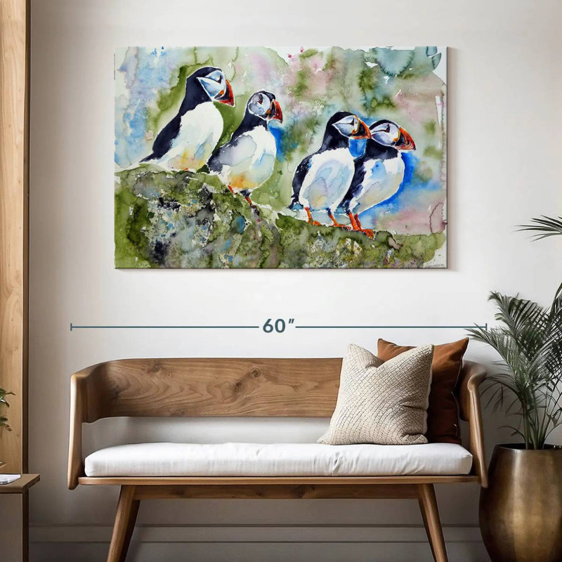 The Puffins On Stone I