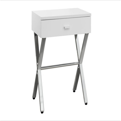 Accent Table, Side, End, Nightstand, Lamp, Storage Drawer, Living Room, Bedroom