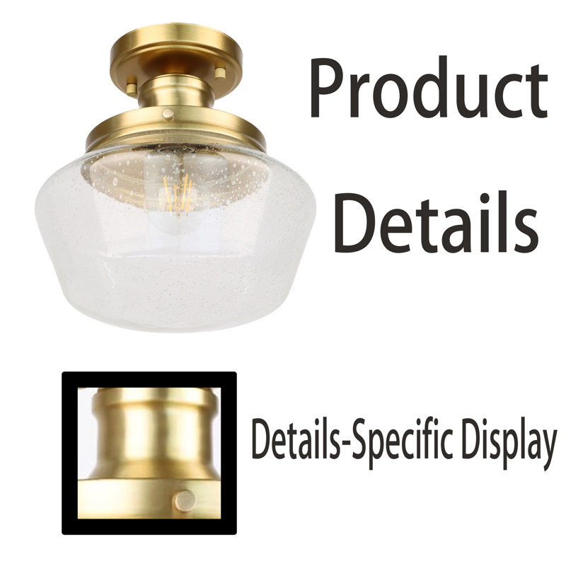 Free Form Flush Mount, Gold