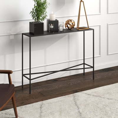 Steel Top Console Table