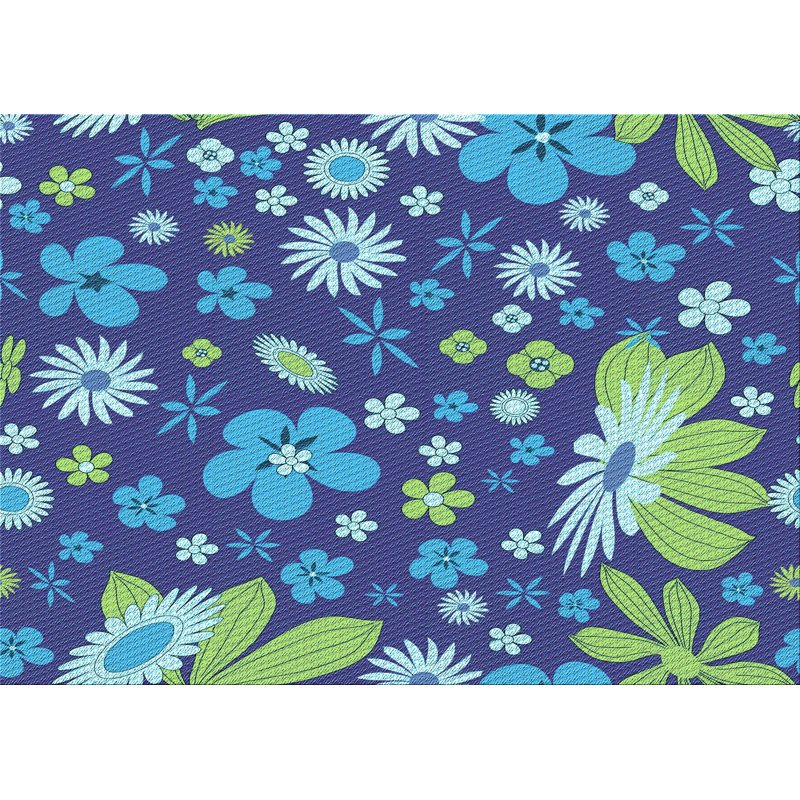 Floral Indoor Rug, Runner 2' x 5'