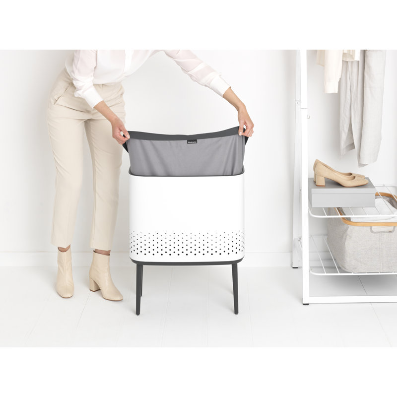Brabantia Bo Laundry Bin 60L, White