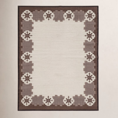 Heidi Nordic Flatweave Geometric Wool Rug