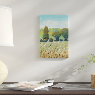 «Summer Breeze I», reproduction d'aquarelle sur toile tendue