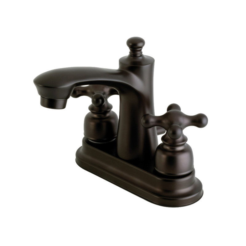 Victorian Centerset Lavatory Faucet with Drain Assembly, Oil Rubbed Bronze