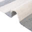 Tapis gris / blanc cassé en coton noué à la main Rinker-990274674