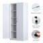 Armoire de rangement en métal H 70,9 po x l 31,5 po x P 15,75 po Gackle-1313078164