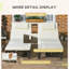 Azyrah 195 cm Long Reclining Chaise Lounge Set with Cushions-147512947-147705108