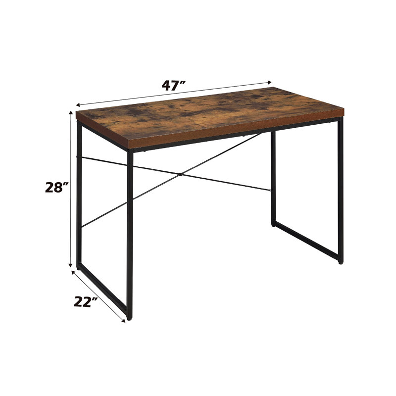 Bureau d'écriture / coiffeuse / table de jeu / petite table de salle à manger avec pieds en métal