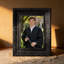 Cadre photo noir raffiné 3 pièces 5 po x 7 po avec forme rectangulaire classique