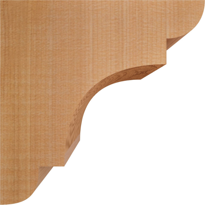 New Brighton Corbel, H 6 po x l 3,5 po x P 6 po, Cèdre rouge, Lisse