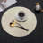 Mariaella Vinyl Geometric Round Placemat-399924428