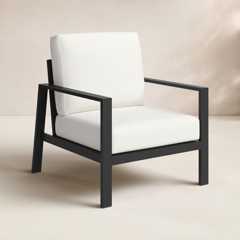Townsend Patio Chair with Sunbrella® Cushions, Sunbrella Canvas Natural