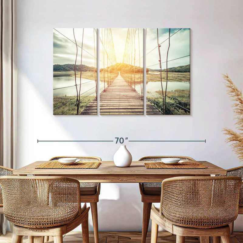 Lilie Rope Bridge, 36" H x 57" W