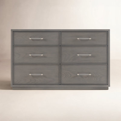 Vienna 6-Drawer Dresser with Acrylic