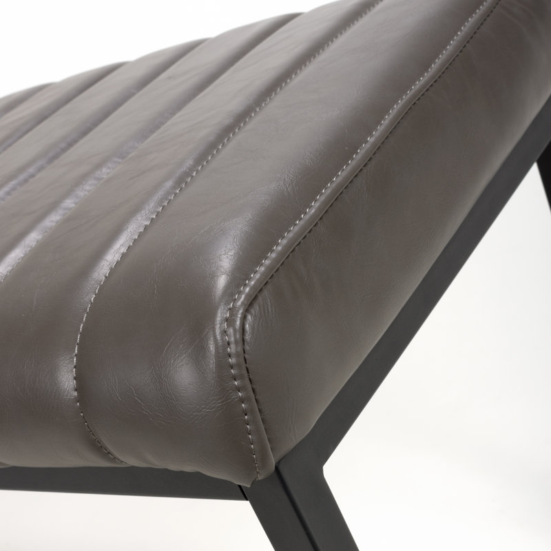 Frizzleburg Faux Leather Upholstered Bench