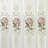 2Panels American Luxury Peony Embroidery Tulle Curtain For Living Room European Elegant Flower Embroidery Sheer Voile Drapes Bedroom Grommet top (WHITE,Grommet top,54"W x 96"L (Pack of 2))-1765779761