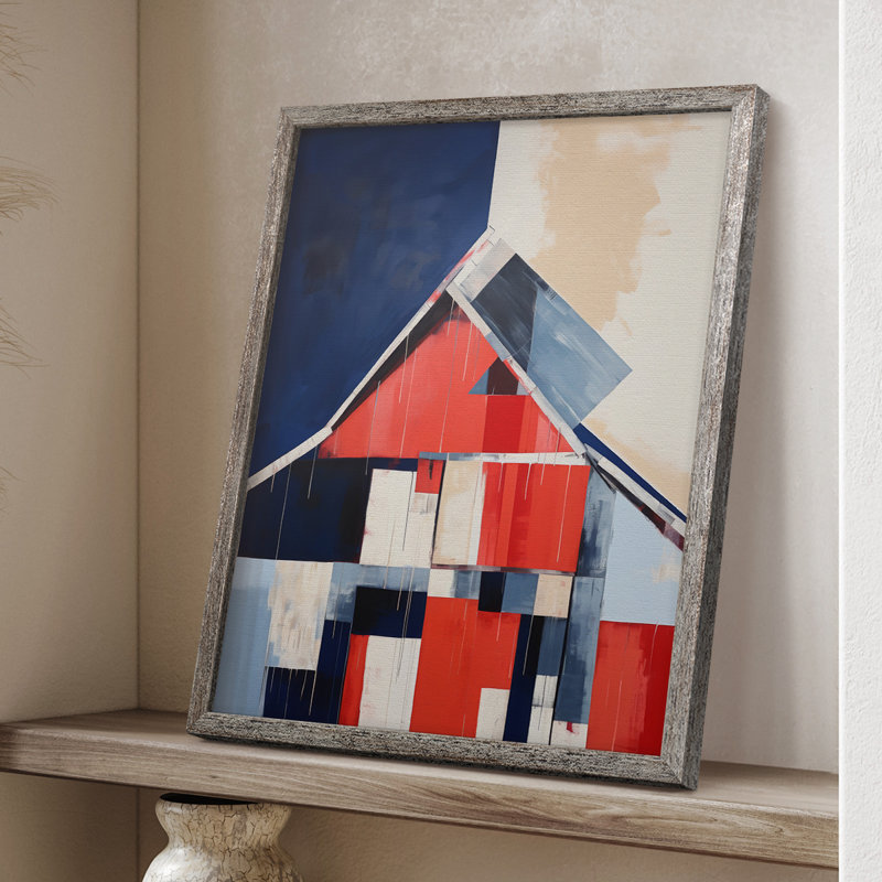 «LANDSCAPES Series CXVII», reproduction encadrée - bois massif, H 30 po x l 24 po