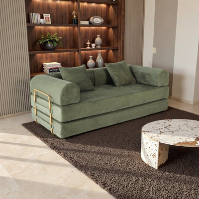 Canapé-lit polyvalent en mousse à mémoire de forme pliable - un confort peu encombrant pour la vie moderne et la commodité pour les invités