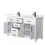 Beckett 60" Freestanding Double Bathroom Vanity with Quartz Top-1942309805-1942309807-1942309809