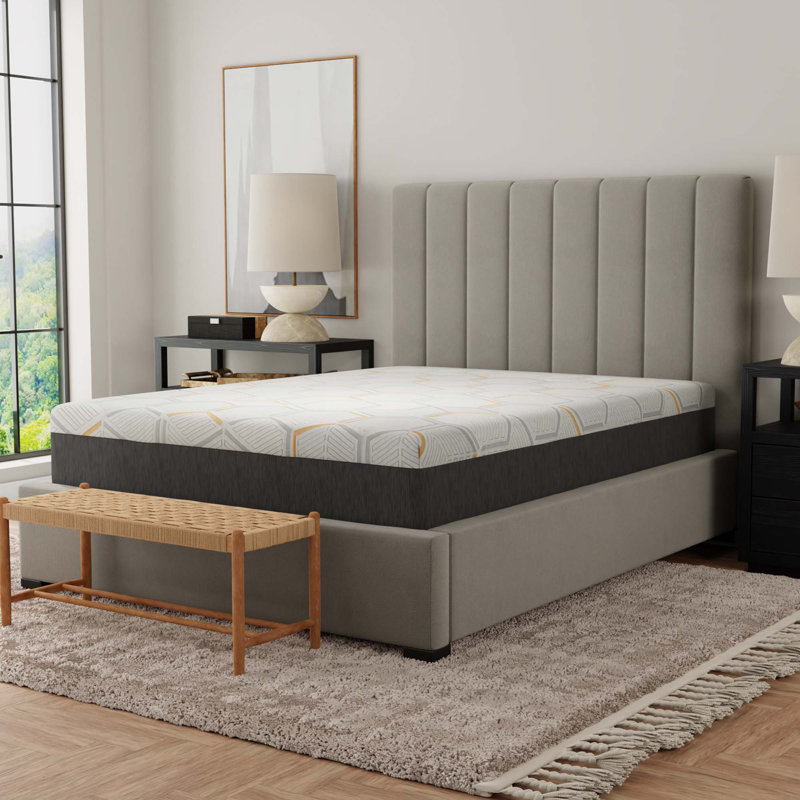 Blissful Nights Medium Copper Infused Memory Foam Mattress, 12", California King