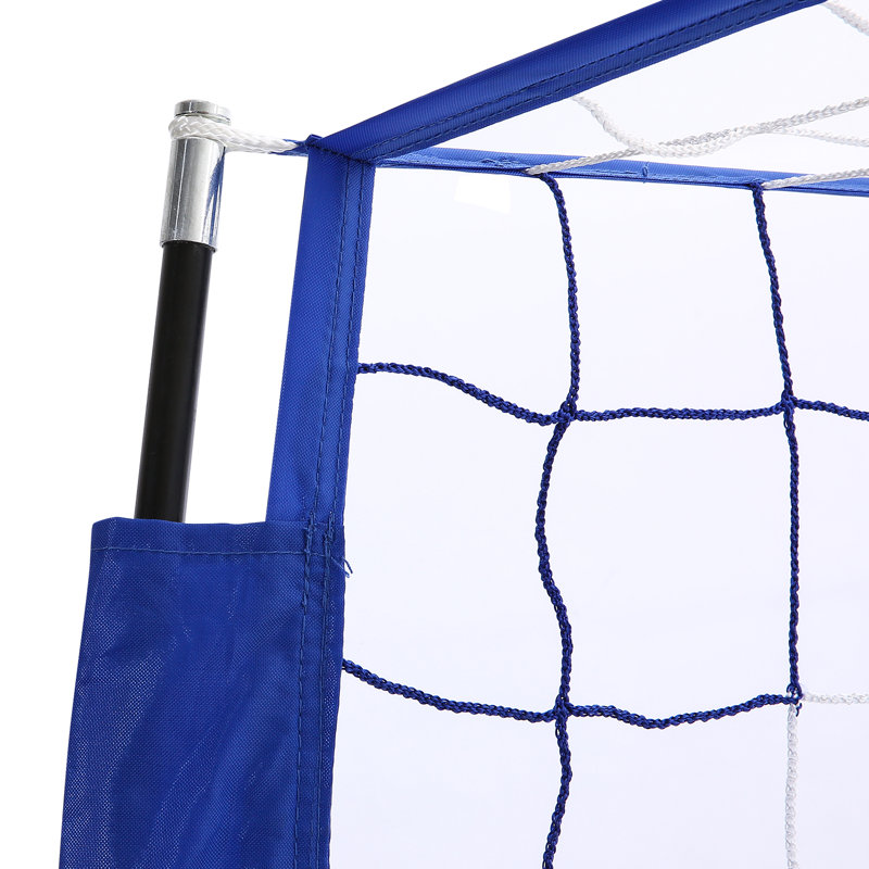 Ensemble d'entraînement portatif pour filet de soccer, Bleu / blanc