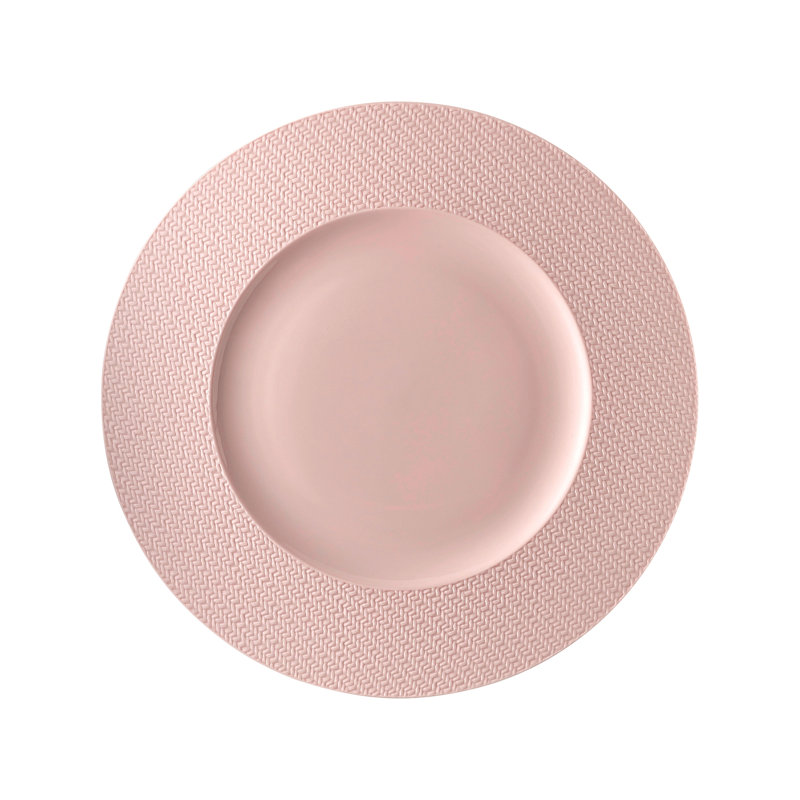 Kumi Porcelain Dinner Plate, Rose