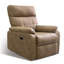 Electric Zero Gravity Recliner Chair with USB & Type-C Charging Ports â€“ Padded Tech Fabric Reclining Chair with Side Pocket, Lumbar Support â€“ Oversized Comfort for Adults, Brown-120241369