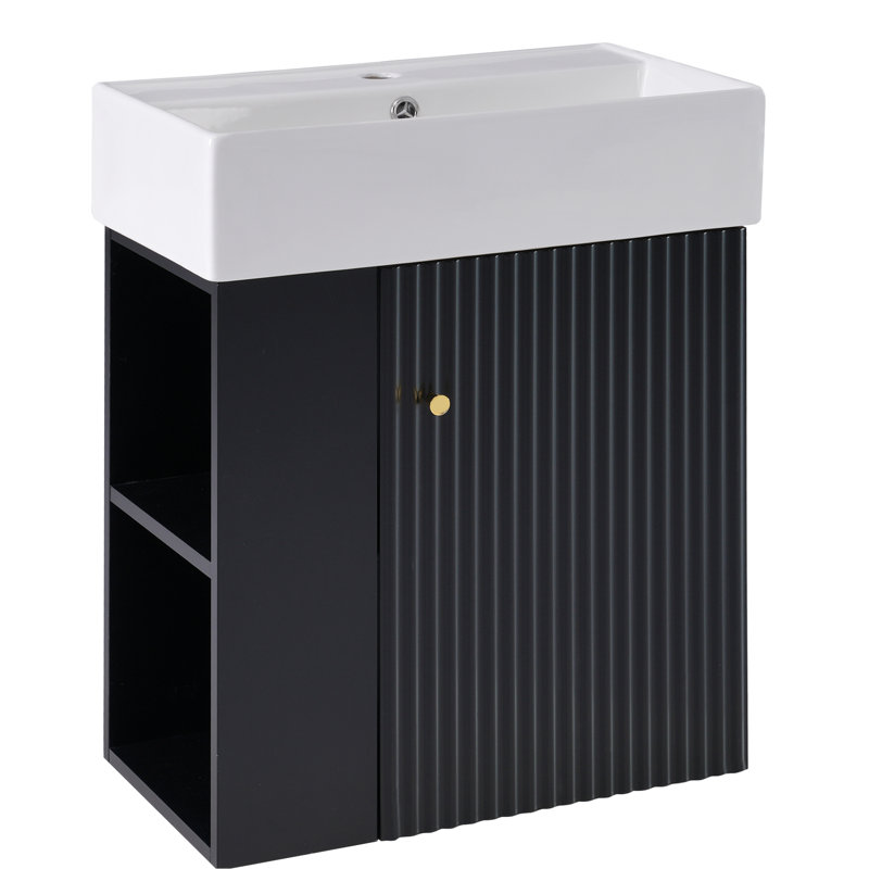 Armoire de salle de bain Modern, Noir