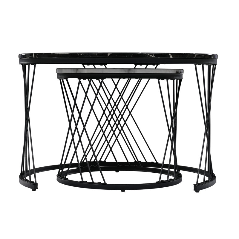 Cailaen Frame Coffee Table, Black