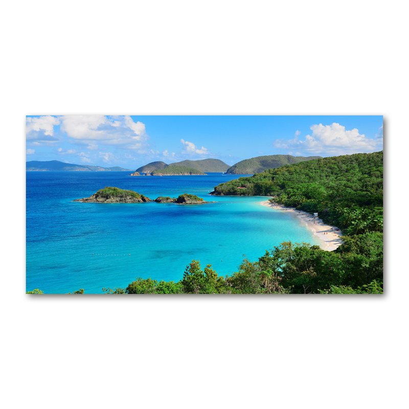 50cm W x 100cm L Glass Peel and Stick Panel