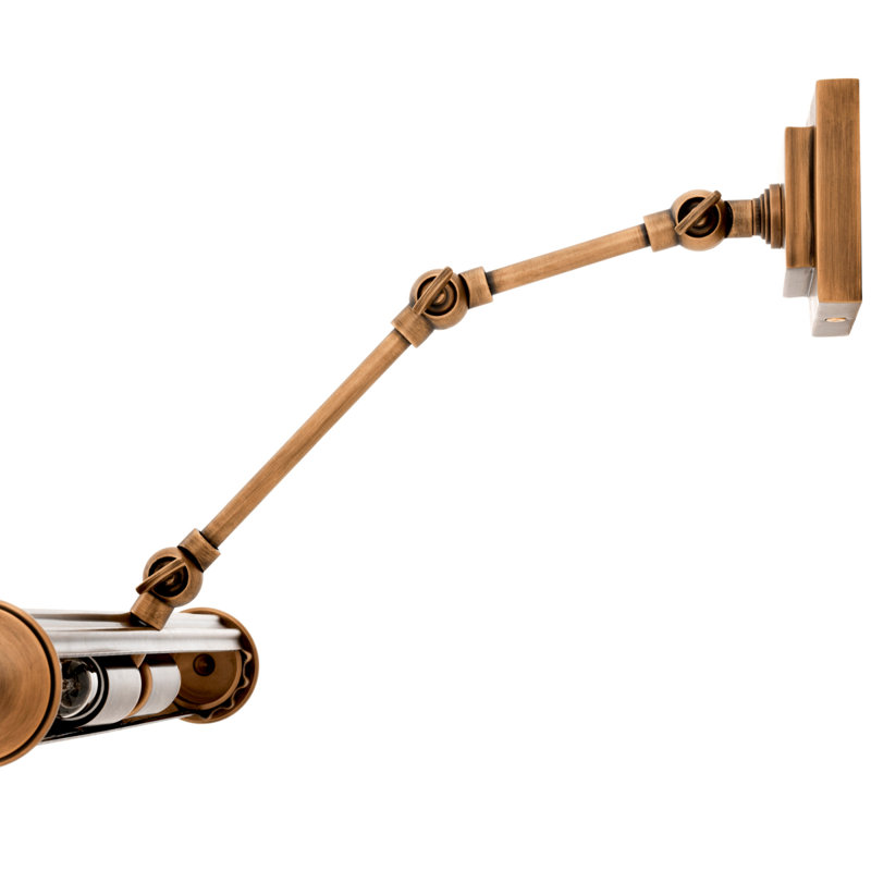 Luca 2 - Light Swing Arm, Antique Brass