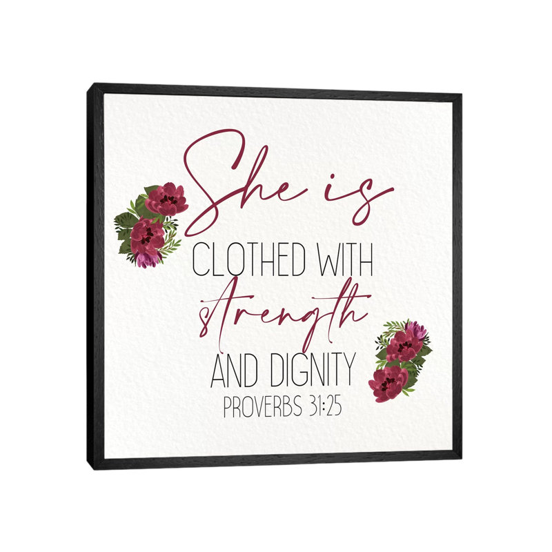 She Is Clothed II by Kimberly Allen - Print on Canvas, Black Framed, 66.04cm H x 66.04cm W x 3.81cm D