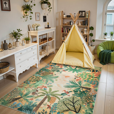  Tapis Boho Jungle 5 x 7