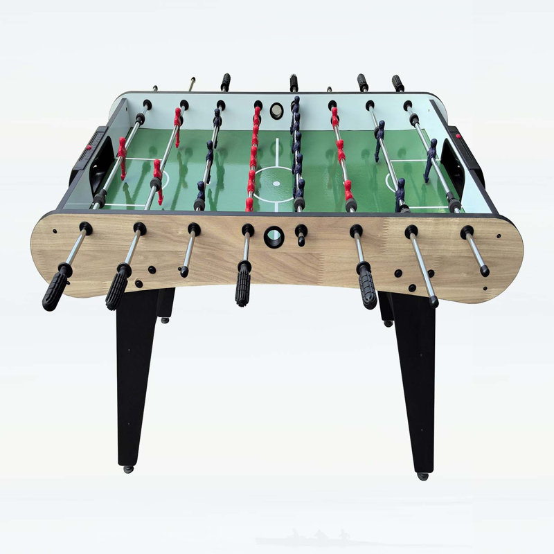 Table de soccer durable pour s'amuser en famille à l'intérieur, Bois / noir