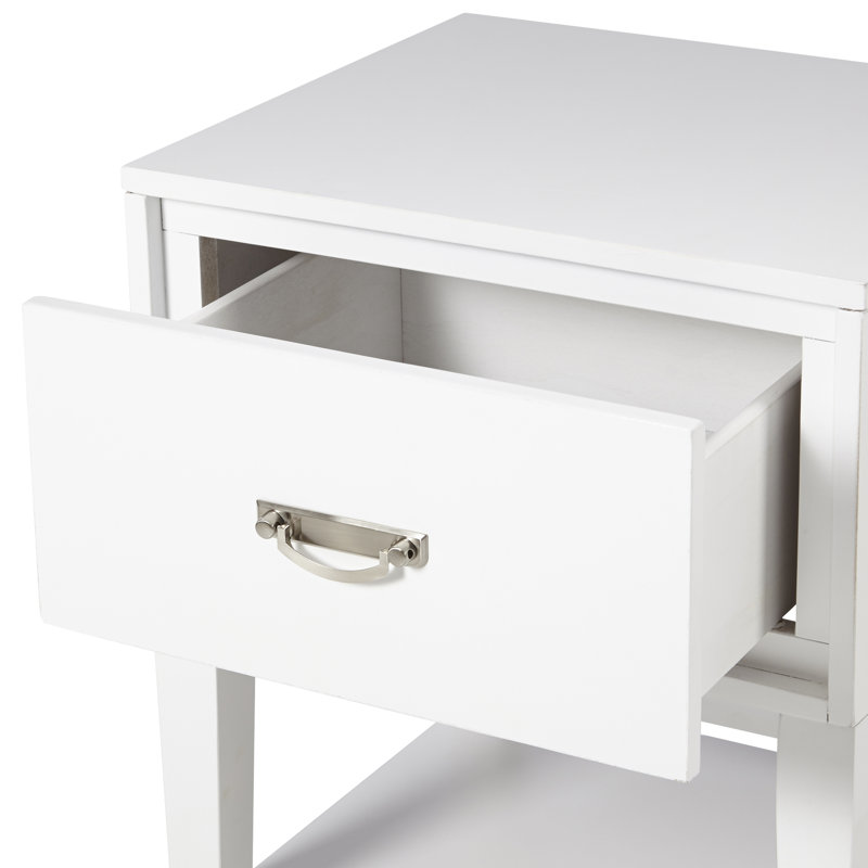 Zaydon 18'' W Nightstand, White