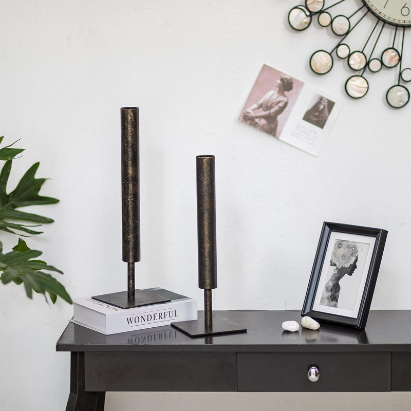 Black Single Stem Vase