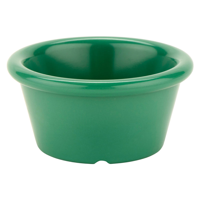 G.E.T. Melamine 12 Piece Ramekin / Soufflé Dish Bakeware Set, Green